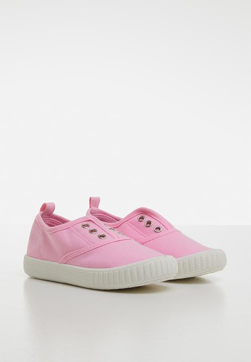 Pop Candy - Canvas slip on mid - pink