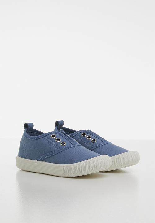 Pop Candy - Canvas slip on - blue