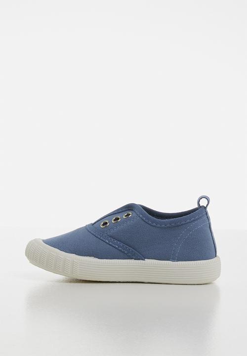 Pop Candy - Canvas slip on - blue