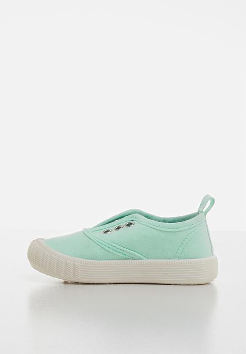 Pop Candy - Canvas slip on - turquoise
