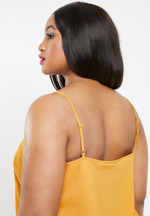 Missguided - Curve cami dress - yellow 