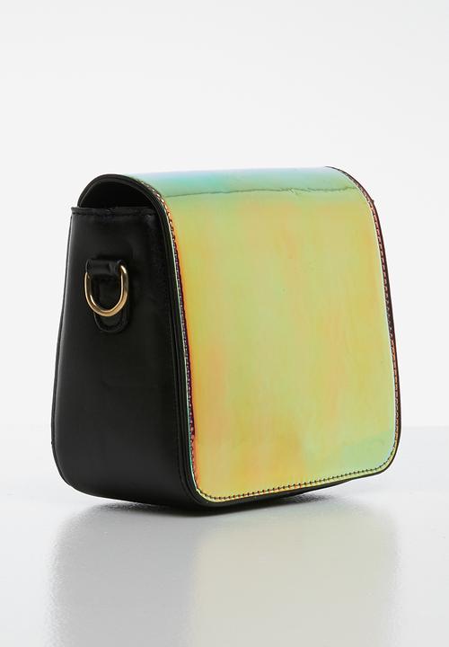 Pop Candy - Galaxy box sling bag - green & orange