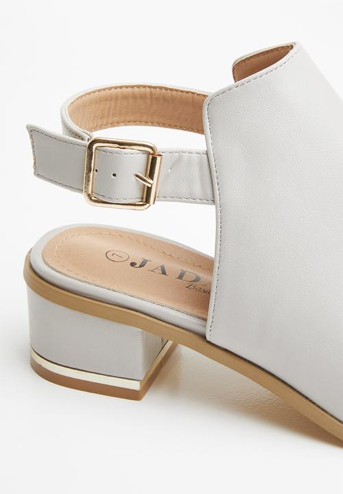 Jada - Slingback heel - pale grey