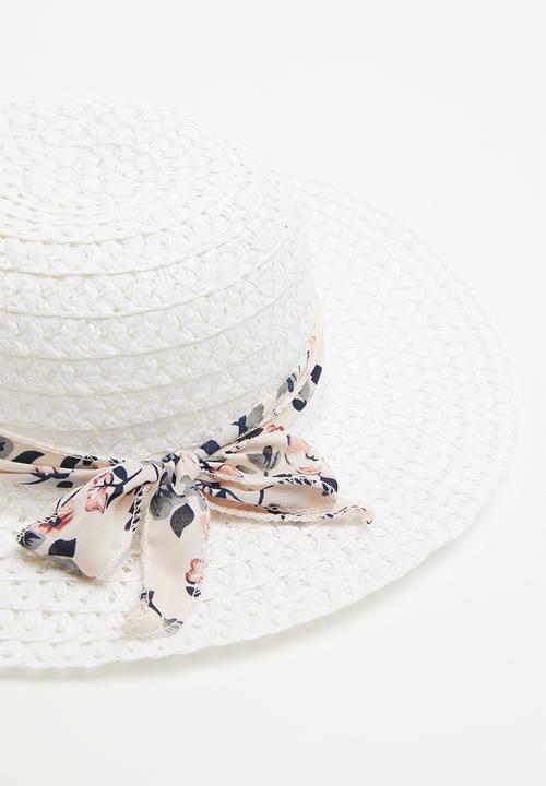 Pop Candy - Straw hat - white