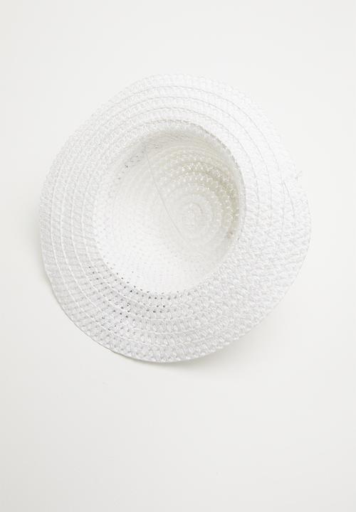 Pop Candy - Straw hat - white