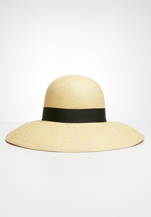 Superbalist - Woven wide brim hat - beige