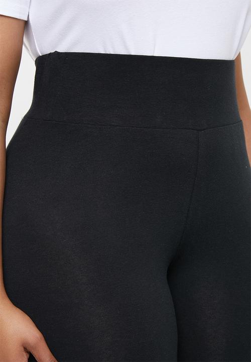 STYLE REPUBLIC PLUS - High waist curve legging - black