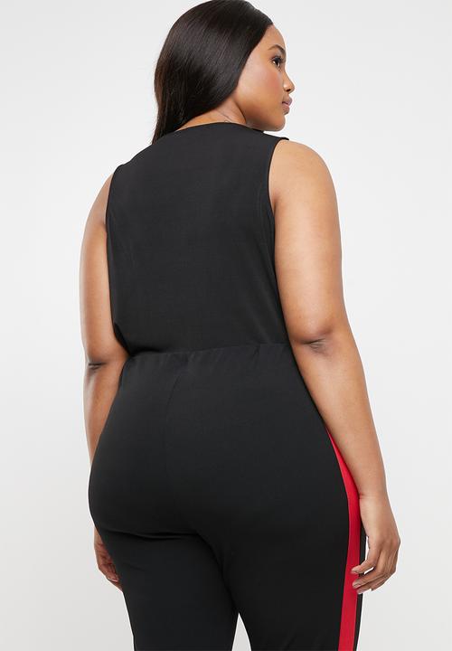 STYLE REPUBLIC PLUS - Wrap bodysuit - black