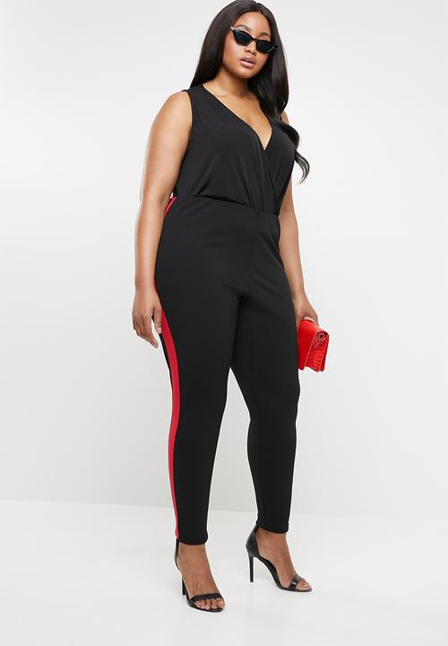 STYLE REPUBLIC PLUS - Wrap bodysuit - black