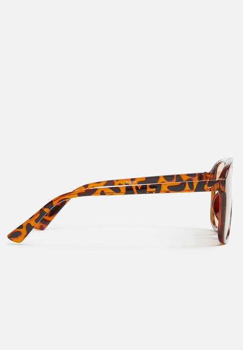 Superbalist - Aviator Tortoise shell sunglasses - brown
