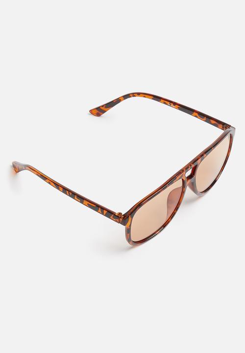 Superbalist - Aviator Tortoise shell sunglasses - brown
