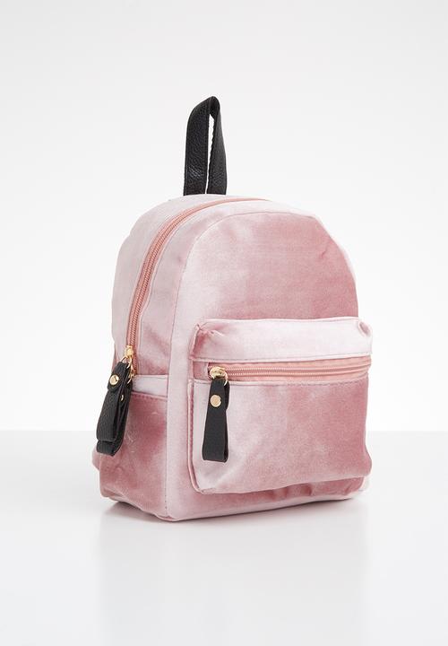 Pop Candy - Velvet backpack - pink