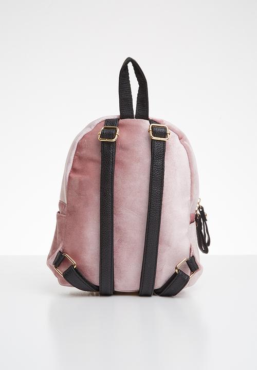 Pop Candy - Velvet backpack - pink