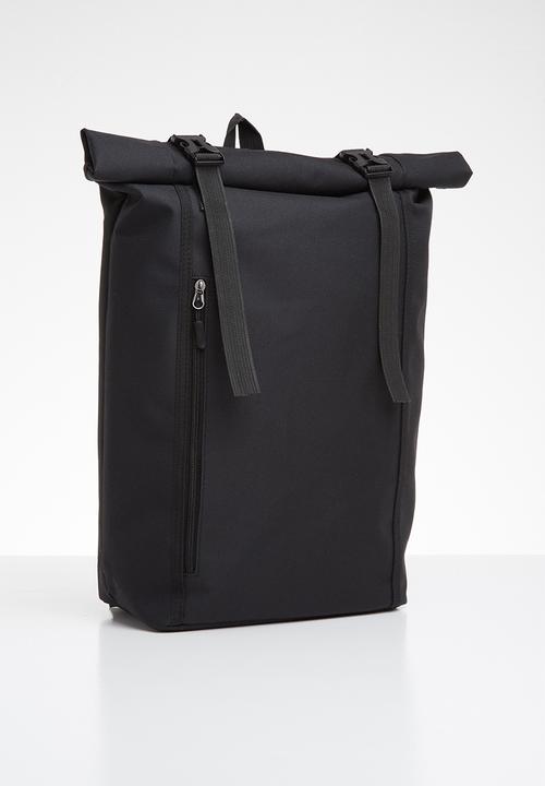 Superbalist - Roll up backpack - black
