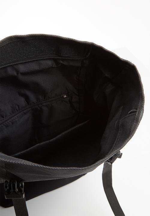 Superbalist - Roll up backpack - black