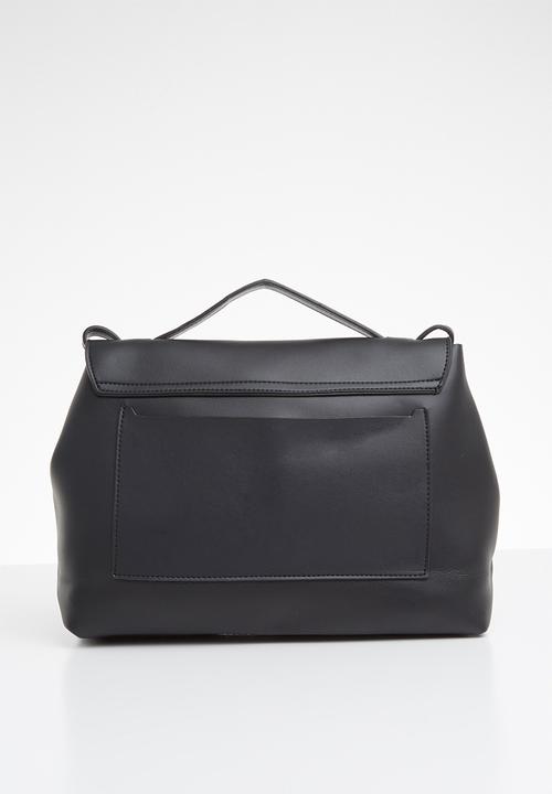 STYLE REPUBLIC - Leather-look shoulder bag - black