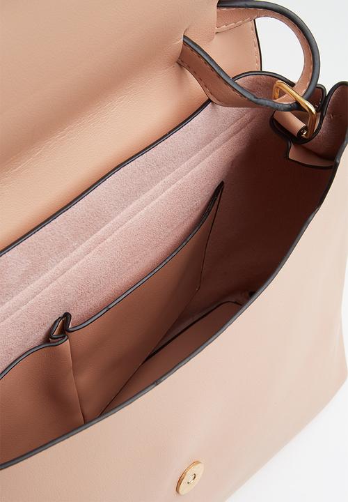STYLE REPUBLIC - Leather-look shoulder bag - pink