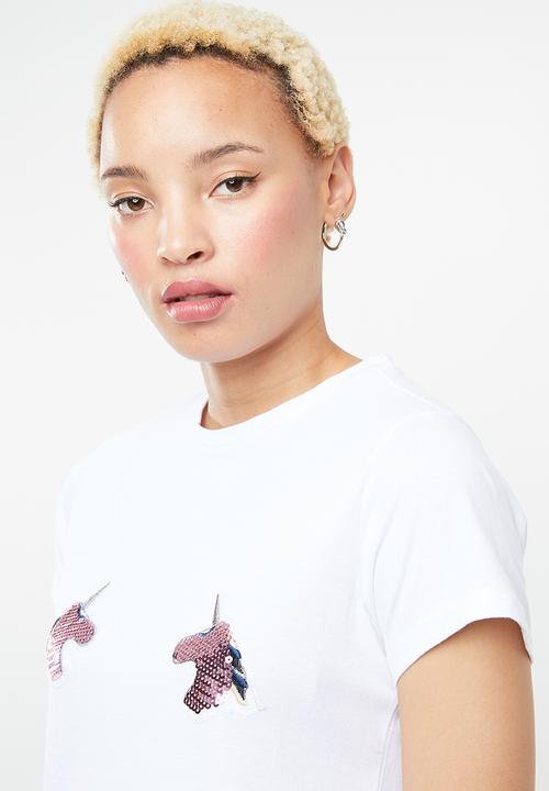c(inch) - Unicorn T-shirt - white
