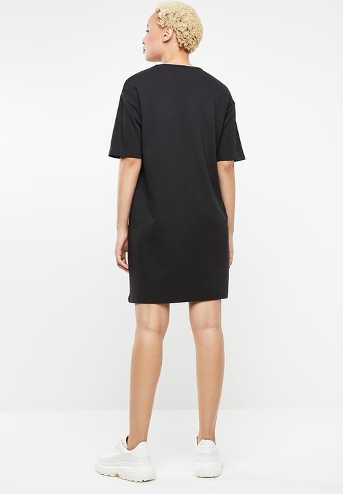 c(inch) - T-shirt dress - black