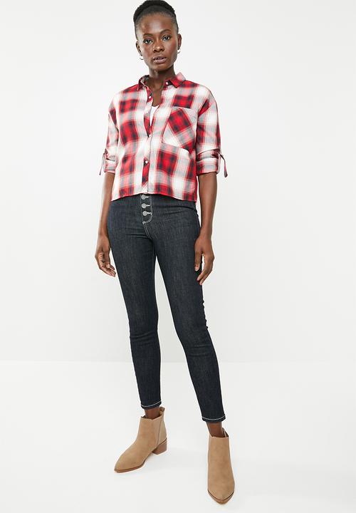 edit - Button down shirt - multi