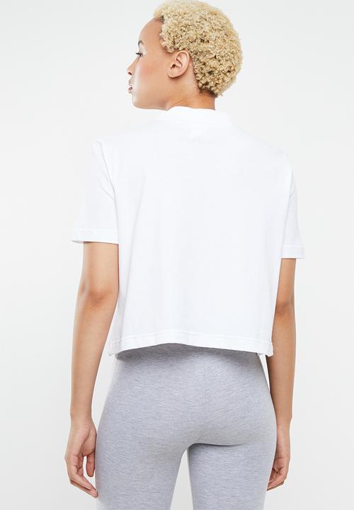 Reebok - CL v p cropped tee - white