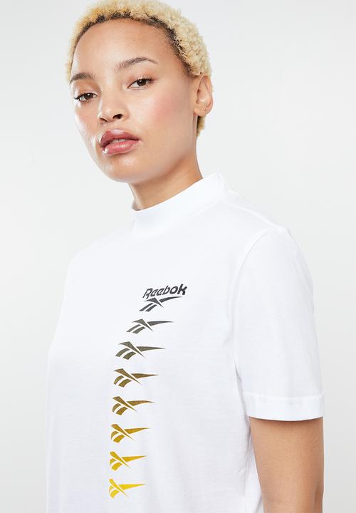Reebok - CL v p cropped tee - white