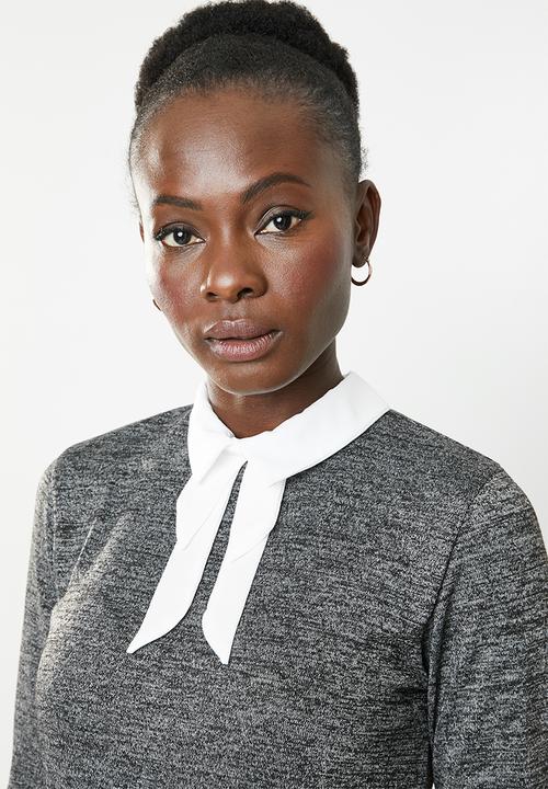 edit - Combo top - grey & white