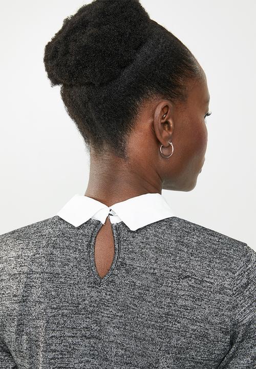 edit - Combo top - grey & white