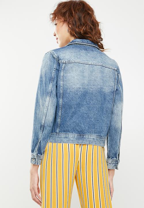 Jacqueline de Yong - Kaily denim jacket - blue