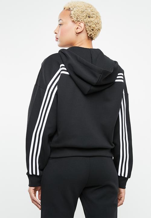 adidas Performance - MH 3 stipes dk hoodie - black