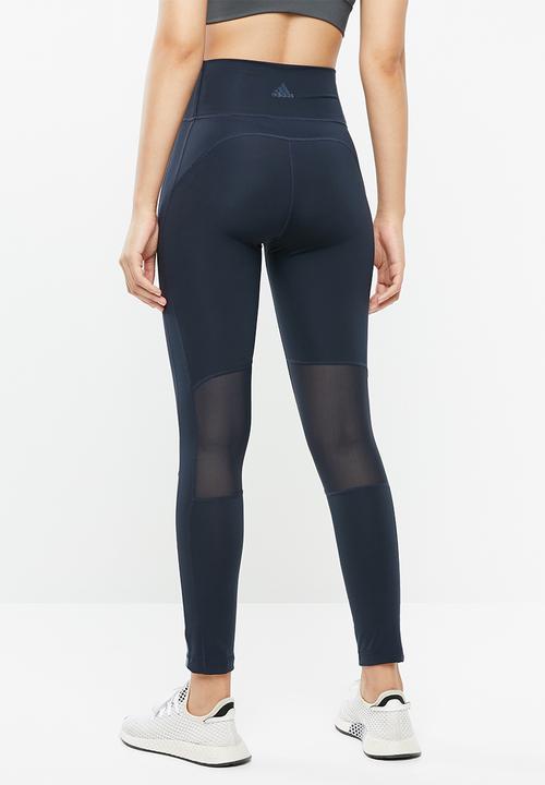 adidas Performance - Believe this high rise 7/8 moto graphic tights - navy