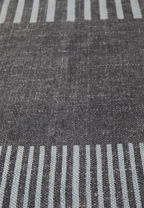 Sixth Floor - Taio printed cotton rug - grey