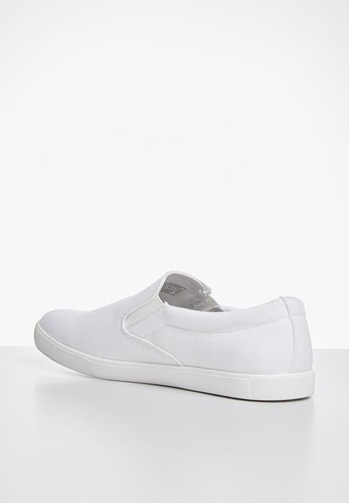 Jack & Jones - Rowden canvas slip - white 