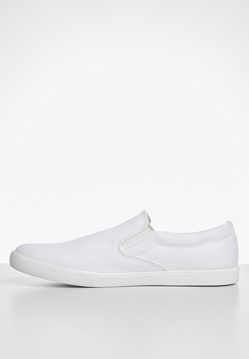 Jack & Jones - Rowden canvas slip - white 