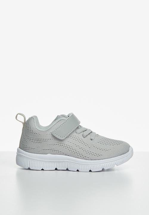 Pop Candy - Boys velcro strap sneakers - grey