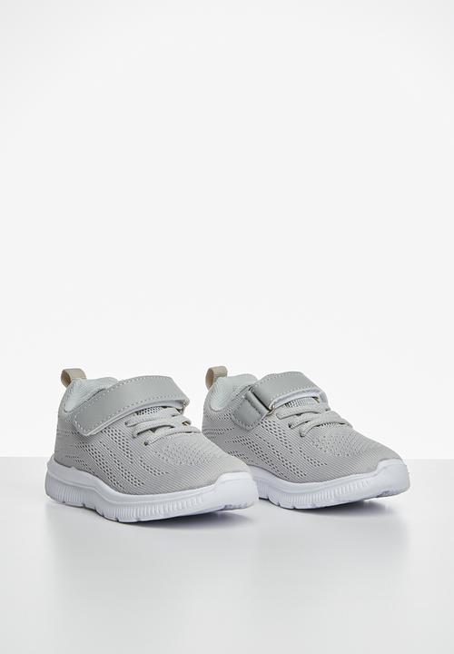Pop Candy - Boys velcro strap sneakers - grey