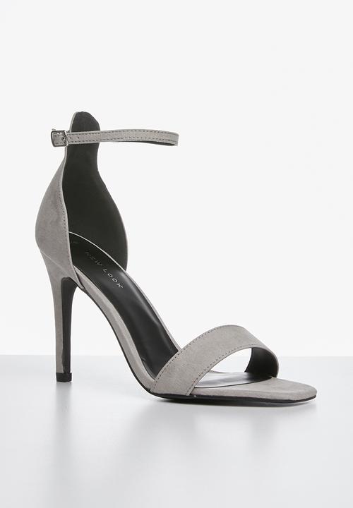 New Look - Square toe heel - grey