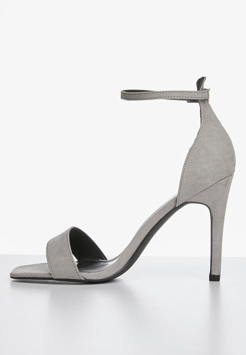 New Look - Square toe heel - grey