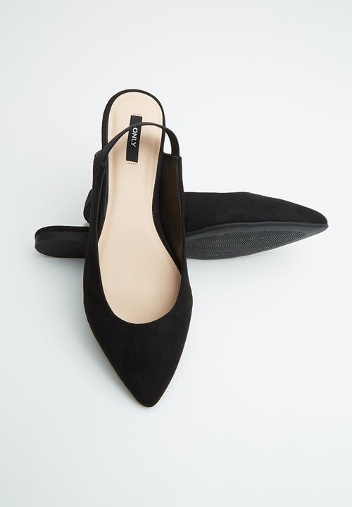 ONLY - Blondie heel ballerina - black