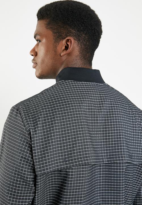 Nike - Nsw tech pack jacket grid - black & white