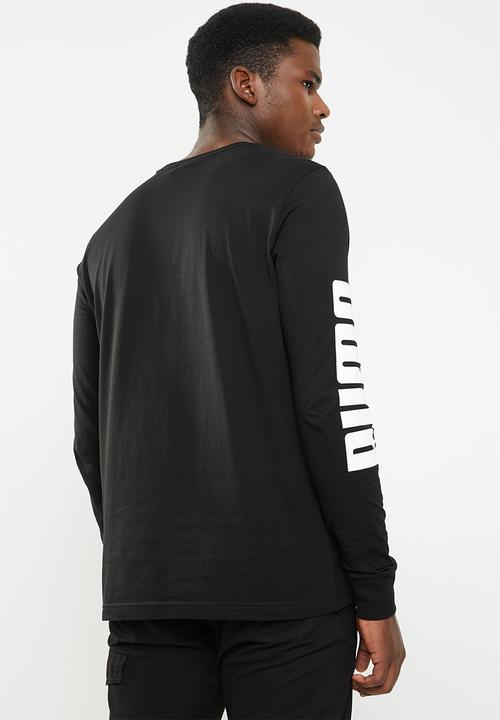 PUMA - Classics logo long sleeve tee - black