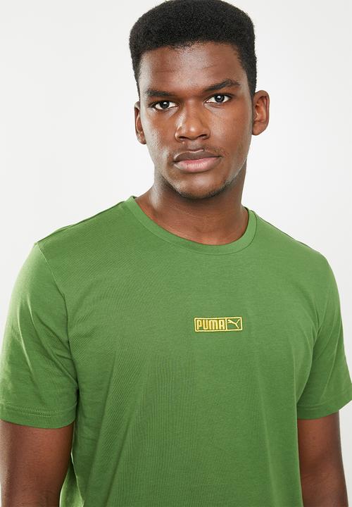 PUMA - Classics logo n.2 tee - green