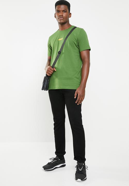 PUMA - Classics logo n.2 tee - green