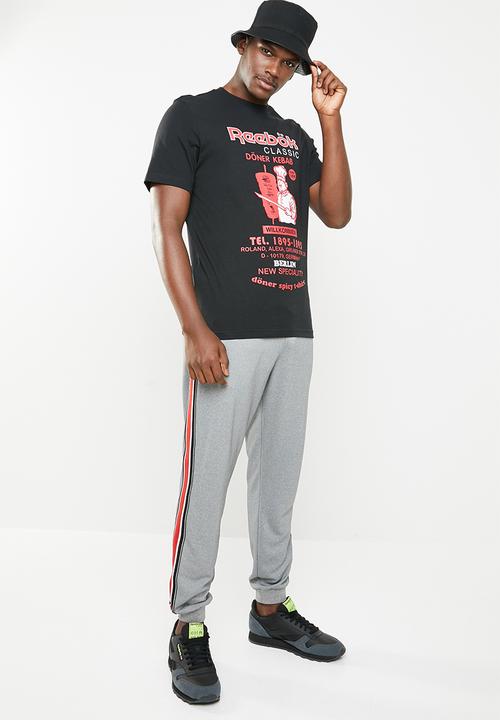 Reebok Classic - Classic döner kebab tee - black