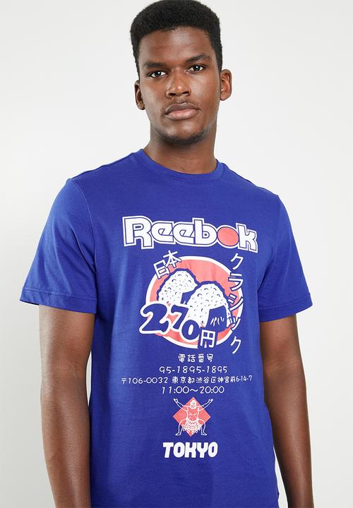 Reebok Classic - Classic sushi tee - blue