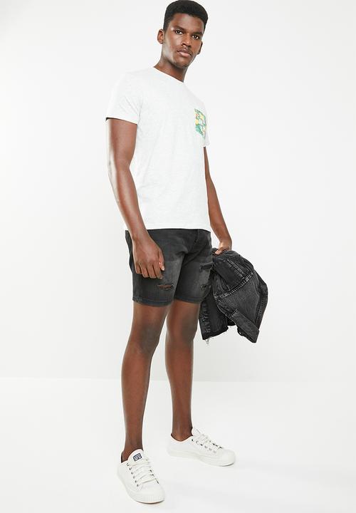 STYLE REPUBLIC - Printed tee - grey