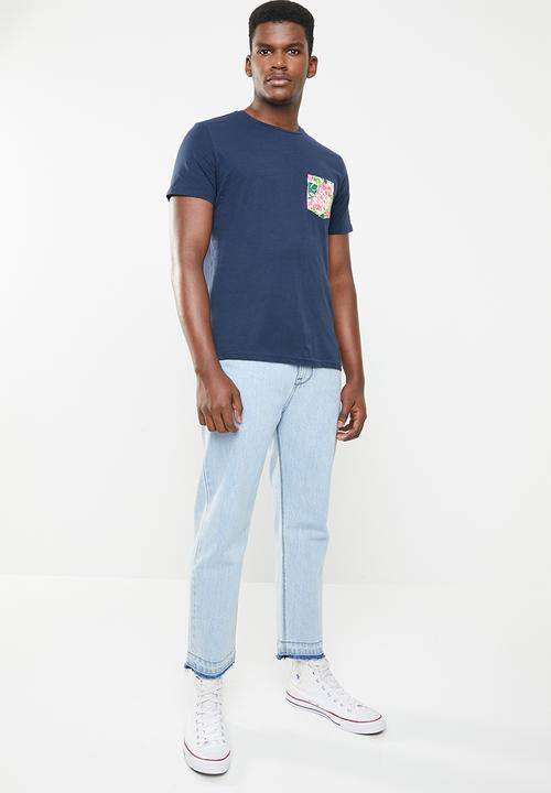 STYLE REPUBLIC - Pia printed tee - navy