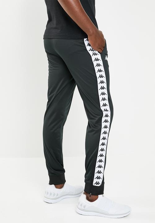 KAPPA - Banda Restoria pants - black & white