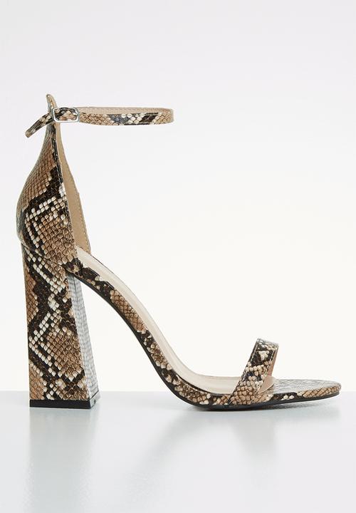 Public Desire - Tess heel - brown
