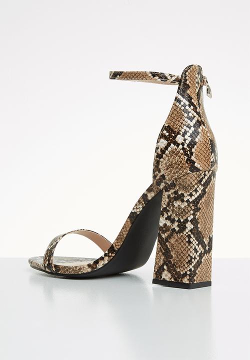 Public Desire - Tess heel - brown